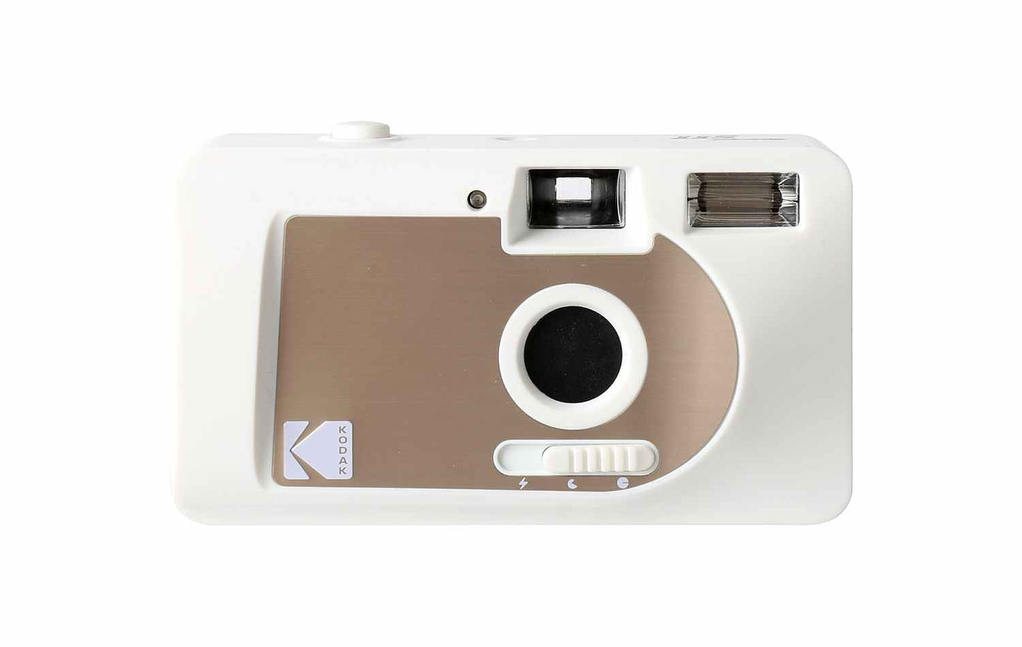 Kodak S-88 Motorized 35mm Film Camera with Flash - Linen White - Camera Kangaroo
