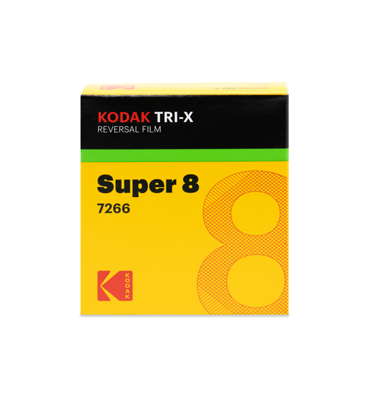 Kodak Tri-X #7266 B&W – 50ft Super 8 Film - Camera Kangaroo